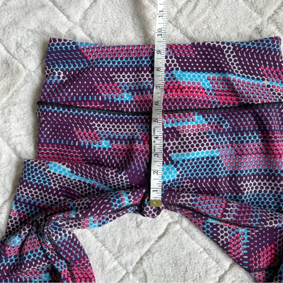 Victoria's Secret Sport | Purple Polka Dot Knockout Tight Leggings | Size Medium - Picture 12 of 12